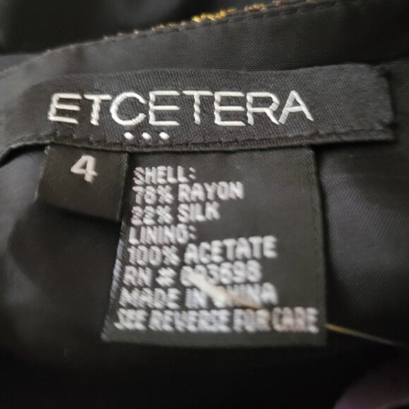 ETCETERA Skirt 4 Black Multicolor - Picture 4 of 7